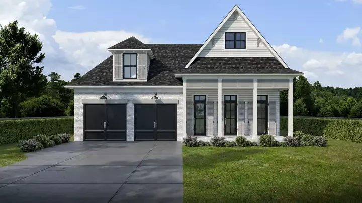 Southern house plans 122-111 - front exterior, 2,096 sq ft, 3 bed, 2 bath house plans | Monster House Plans