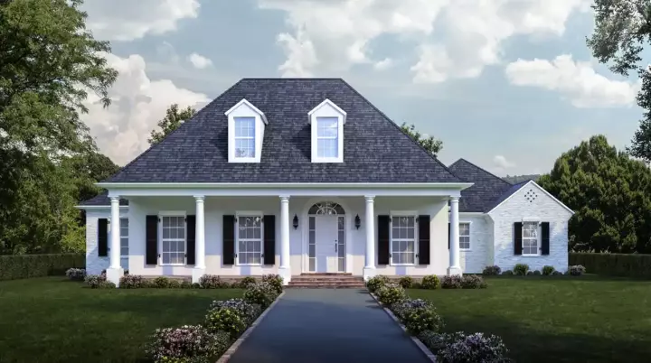 Southern house plans 122-119 - front exterior, 2,721 sq ft, 4 bed, 3 bath house plans | Monster House Plans