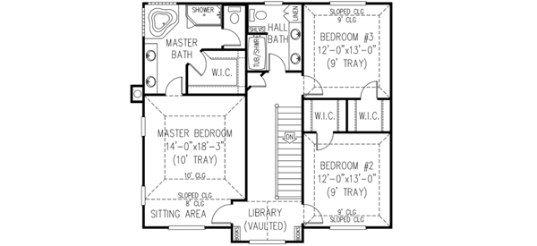 Upper/Second Floor Plan:13-120