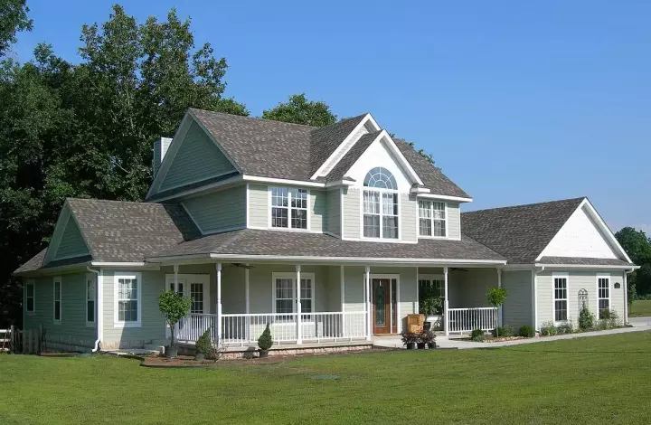Country house plans 13-123 - front exterior, 2,327 sq ft, 4 bed, 2 bath house plans | Monster House Plans