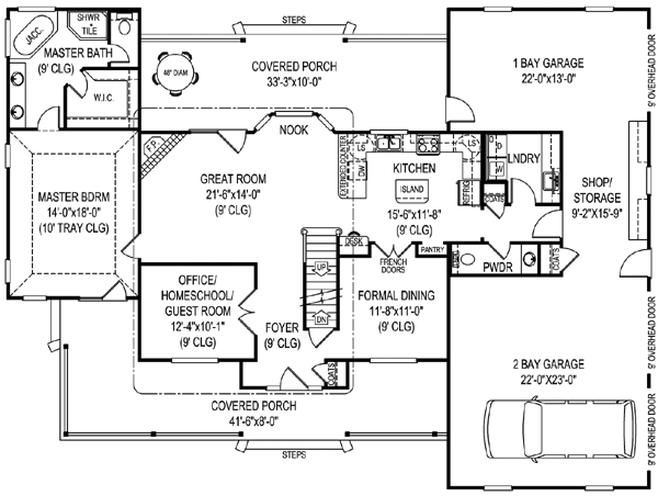 Main Floor Plan: 13-134