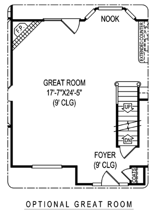 Country Style Floor Plans Plan: 13-134