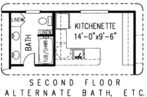Country Style Home Design Plan: 13-143
