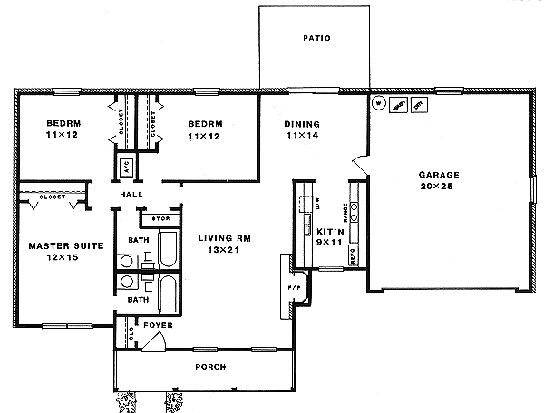 Main Floor Plan: 14-110
