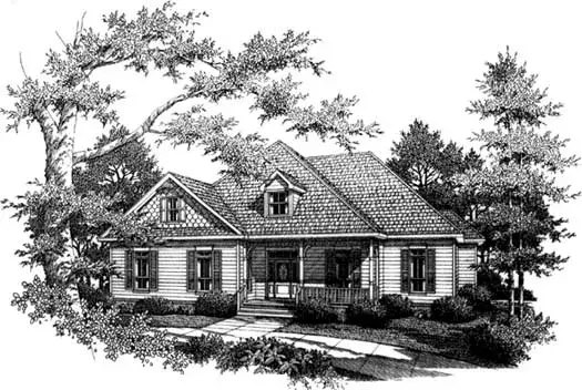 Southern house plans 14-195 - front exterior, 3,515 sq ft, 4 bed, 4 bath house plans | Monster House Plans
