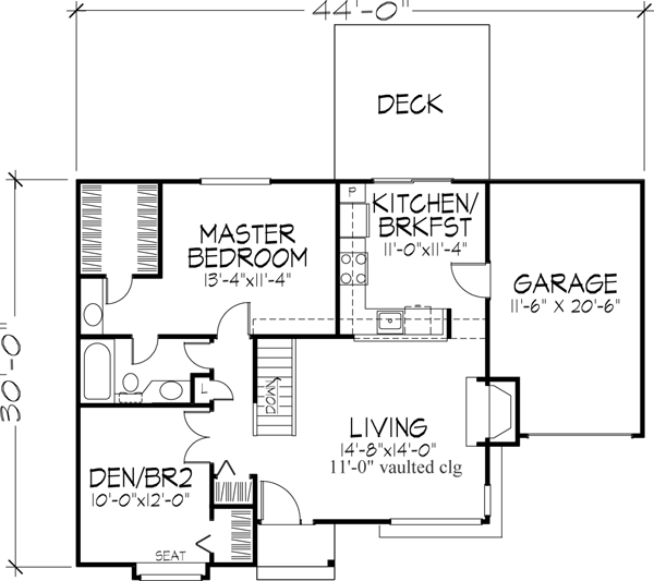 Main Floor Plan: 15-122