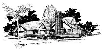 Contemporary house plans 15-140 - front exterior, 2,770 sq ft, 4 bed, 3 bath house plans | Monster House Plans