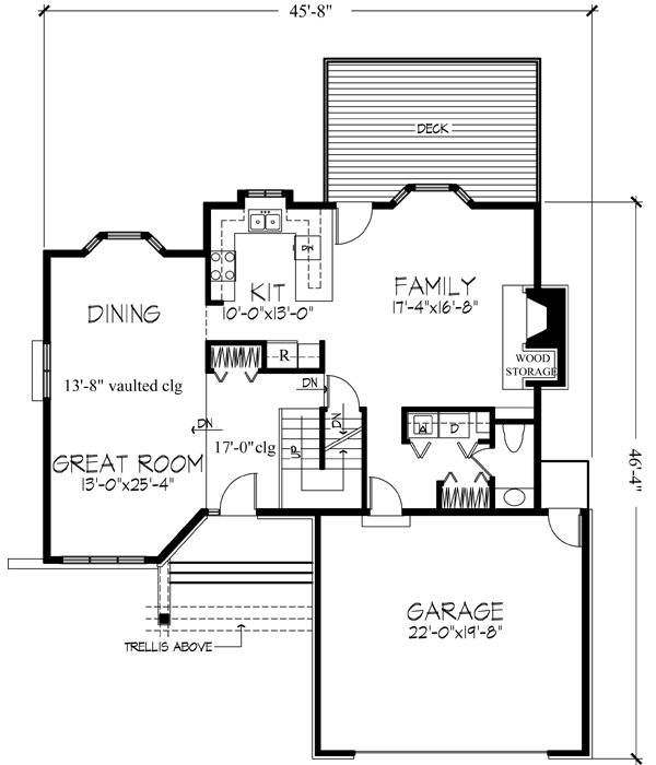 Main Floor Plan: 15-150