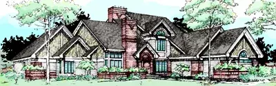 Contemporary house plans 15-180 - front exterior, 5,042 sq ft, 4 bed, 3 bath house plans | Monster House Plans