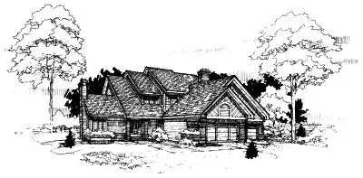Contemporary house plans 15-183 - front exterior, 3,395 sq ft, 4 bed, 2 bath house plans | Monster House Plans
