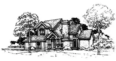 Contemporary house plans 15-192 - front exterior, 1,905 sq ft, 4 bed, 2 bath house plans | Monster House Plans