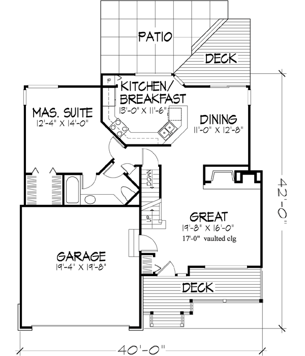 Main Floor Plan: 15-204