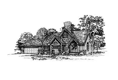 Contemporary house plans 15-214 - front exterior, 1,833 sq ft, 4 bed, 2 bath house plans | Monster House Plans