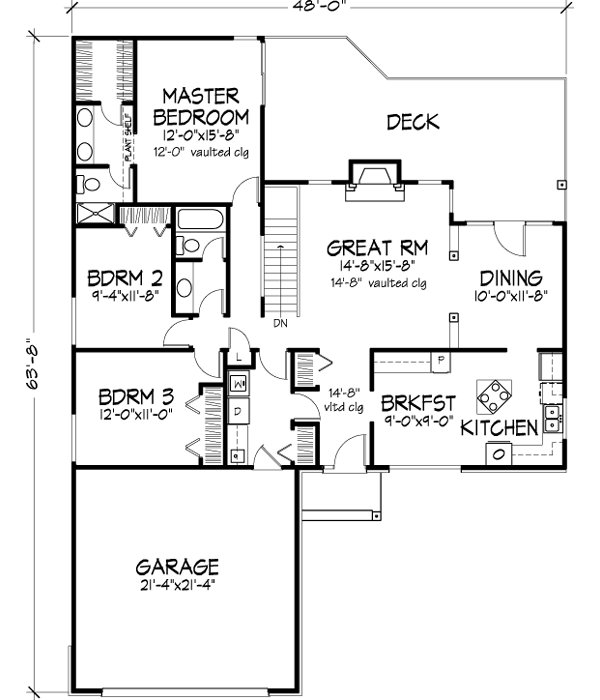 Main Floor Plan: 15-243