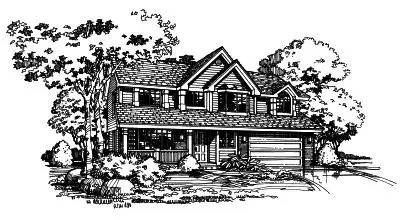 Country house plans 15-288 - front exterior, 2,196 sq ft, 4 bed, 2 bath house plans | Monster House Plans