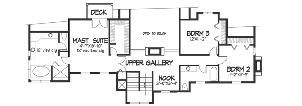 Upper/Second Floor Plan:15-290