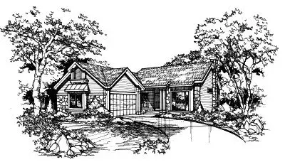 Northwest house plans 15-293 - front exterior, 1,830 sq ft, 3 bed, 2 bath house plans | Monster House Plans