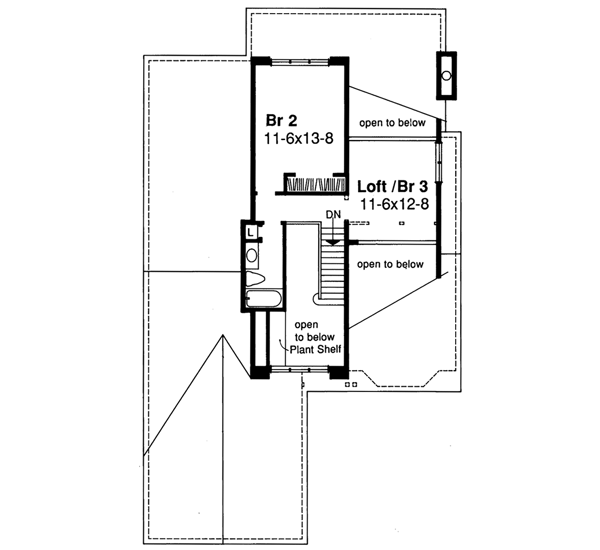Upper/Second Floor Plan:15-300