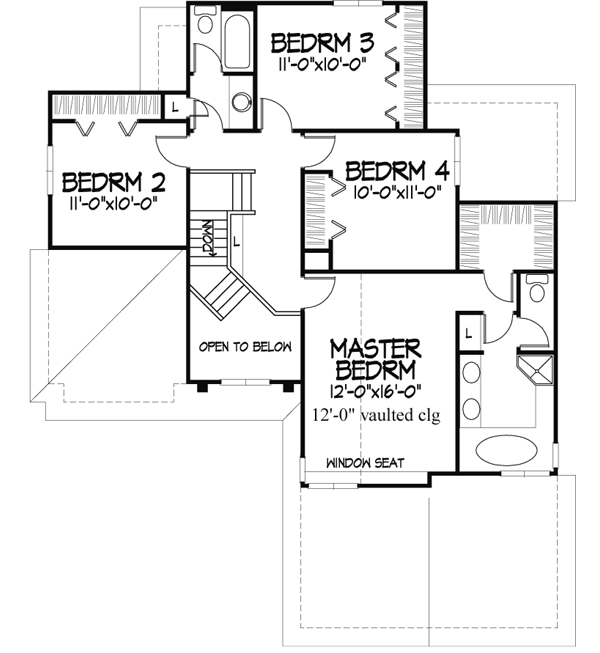 Upper/Second Floor Plan:15-303