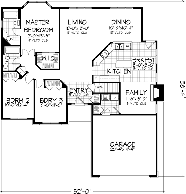 Main Floor Plan: 15-324