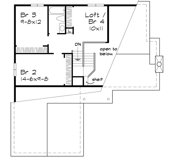 Upper/Second Floor Plan:15-385