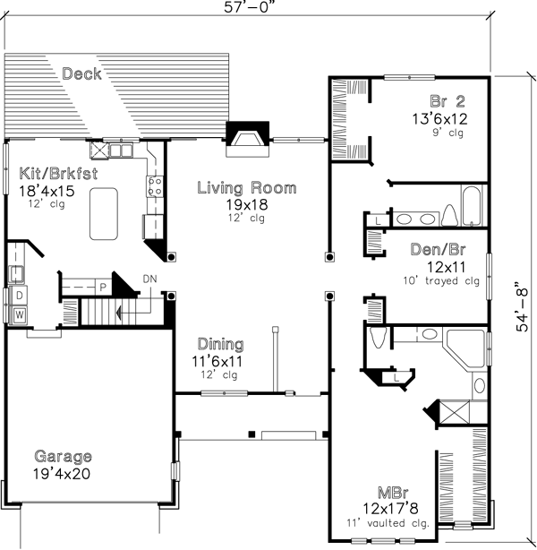 Main Floor Plan: 15-391