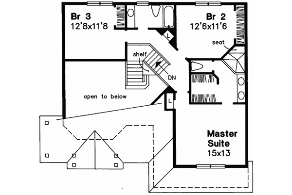 Upper/Second Floor Plan:15-394