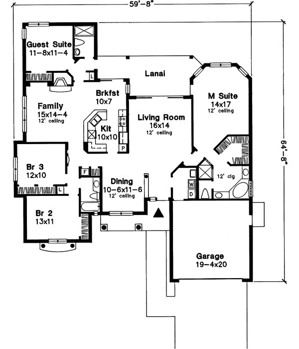 Main Floor Plan: 15-400