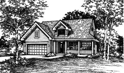 Country house plans 15-401 - front exterior, 2,009 sq ft, 3 bed, 2 bath house plans | Monster House Plans