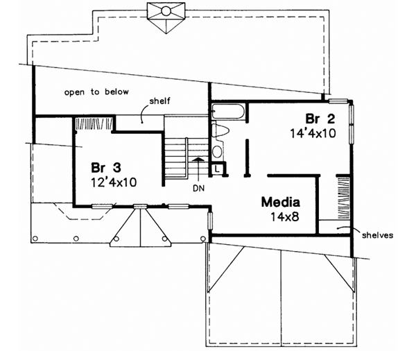 Upper/Second Floor Plan:15-446