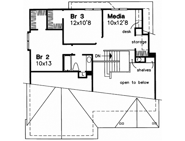 Upper/Second Floor Plan:15-463