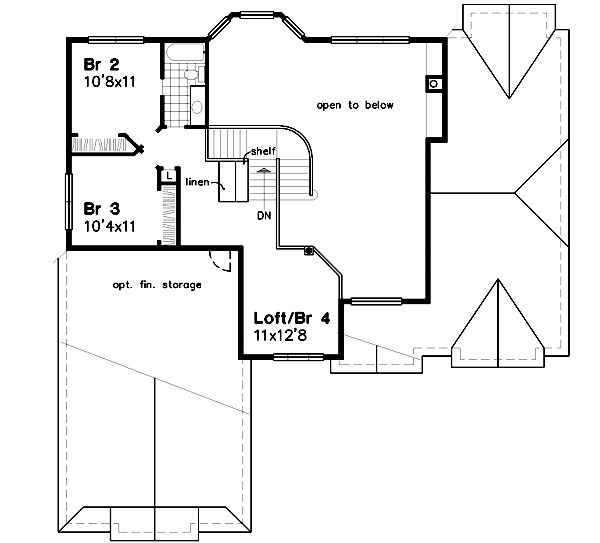 Upper/Second Floor Plan:15-473