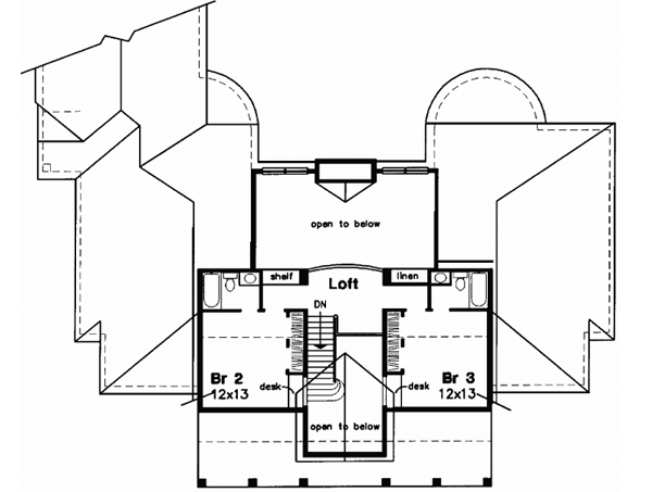 Upper/Second Floor Plan:15-479