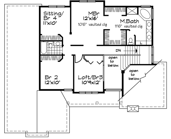 Upper/Second Floor Plan:15-486