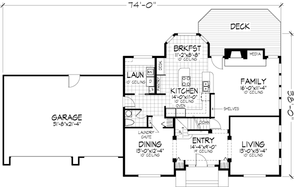 Main Floor Plan: 15-520