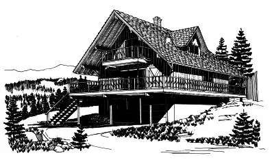 Cottage house plans 15-521 - front exterior, 1,002 sq ft, 3 bed, 1 bath house plans | Monster House Plans