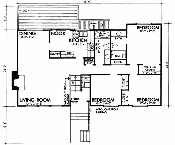 Main Floor Plan: 15-524
