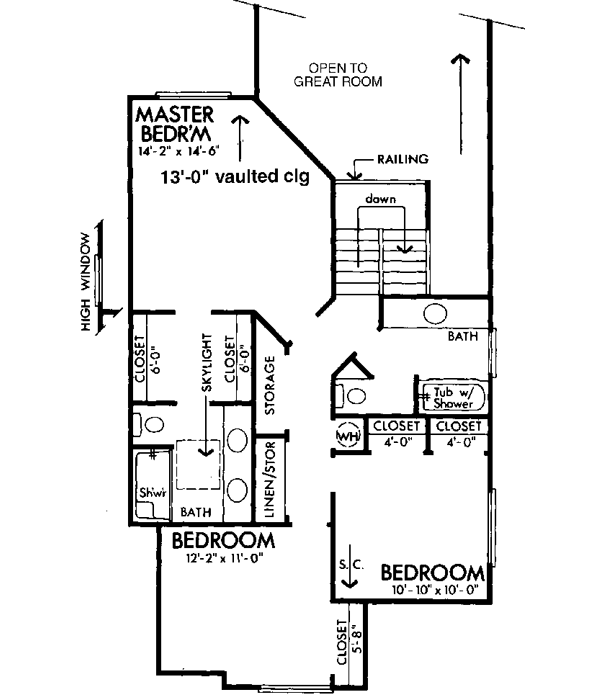 Upper/Second Floor Plan:15-536
