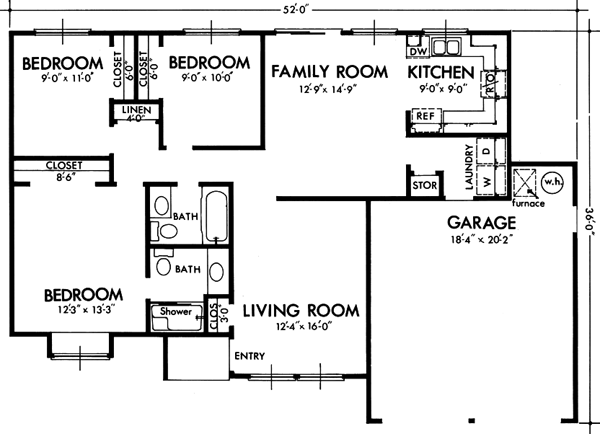 Main Floor Plan: 15-537