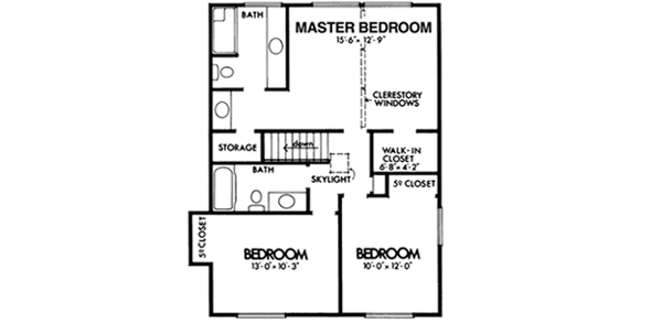 Upper/Second Floor Plan:15-560