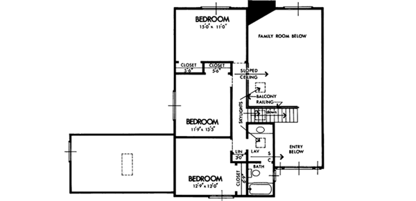 Upper/Second Floor Plan: 15-585