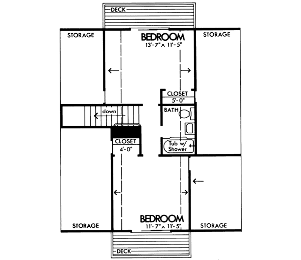 Upper/Second Floor Plan:15-601