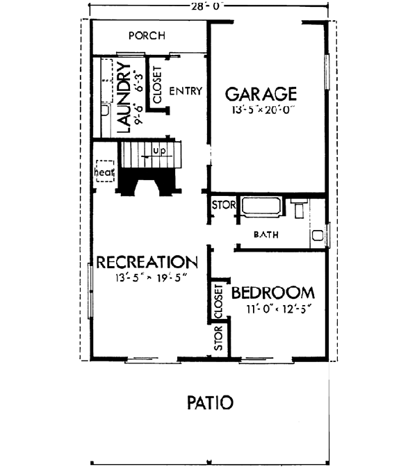 Contemporary Style Home Design 15-613