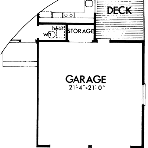 Contemporary Style Home Design Plan: 15-615