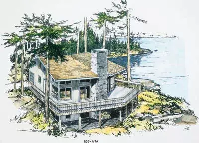 Contemporary house plans 15-617 - front exterior, 1,733 sq ft, 3 bed, 2 bath house plans | Monster House Plans