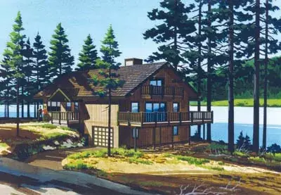 Traditional house plans 15-633 - front exterior, 1,568 sq ft, 3 bed, 2 bath house plans | Monster House Plans