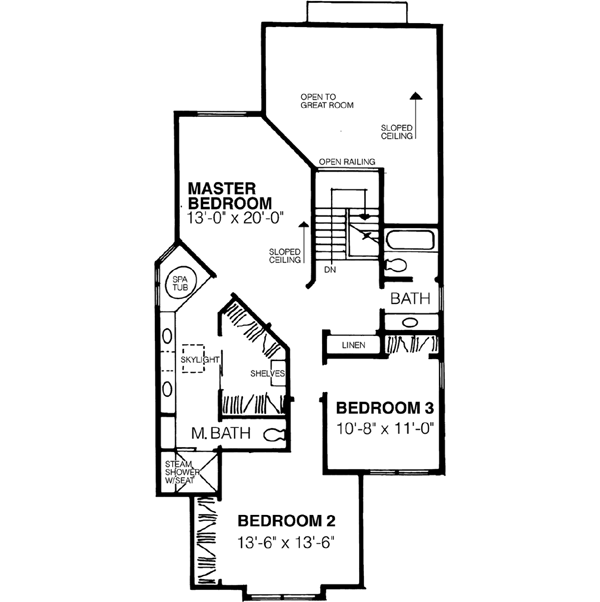 Upper/Second Floor Plan:15-658