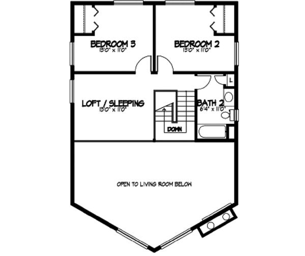 Upper/Second Floor Plan:15-659