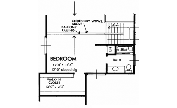 Upper/Second Floor Plan:15-665