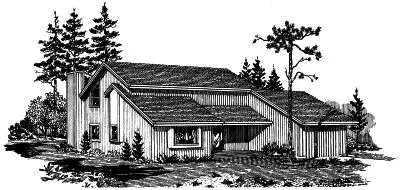 Contemporary house plans 15-666 - front exterior, 1,678 sq ft, 3 bed, 3 bath house plans | Monster House Plans